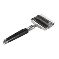 304 Stainless Steel Pusher Multifunctional Noodle Sword Thickening Kitchen Noodle Cutter, Style: Black Color Wood Handle 5mm