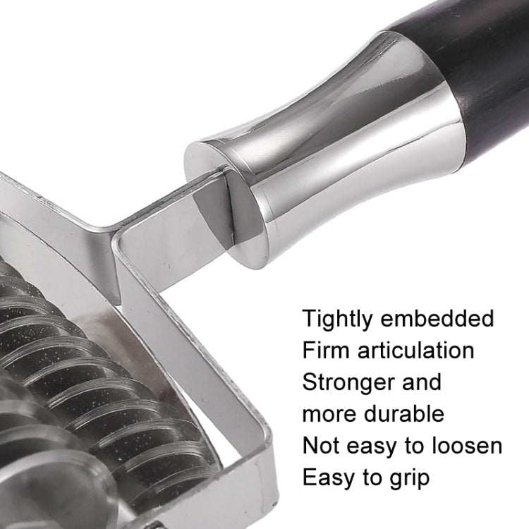 304 Stainless Steel Pusher Multifunctional Noodle Sword Thickening Kitchen Noodle Cutter, Style: Aluminum Handle 5mm