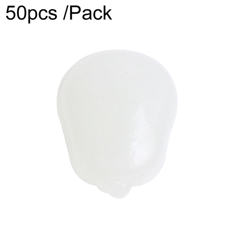 50pcs /Pack HENGJIA SO183 Floating Water Corn Soft Bait Plastic Lua Dummy Lures(Luminous Color)