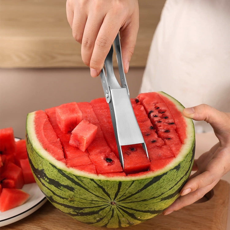 304 Stainless Steel Watermelon Cutter Household Fruit Divider, Style: Rotary Model