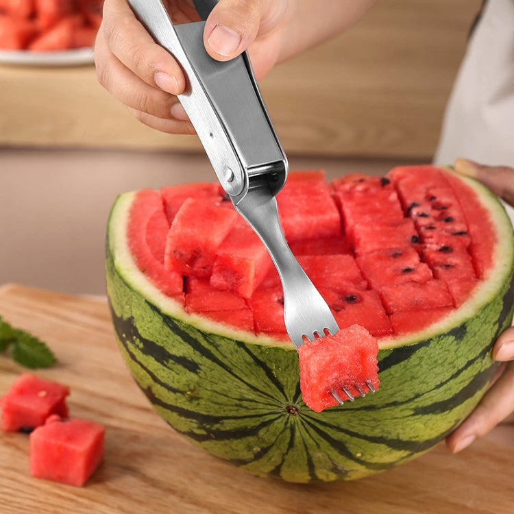 304 Stainless Steel Watermelon Cutter Household Fruit Divider, Style: Rotary Model