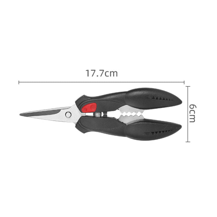 Thickened Stainless Steel Crab Eating Tools Home Crab Eating Artifact, Style: Scissors