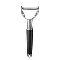 304 Stainless Steel Paring Knife Multifunctional Peeler Fruit and Vegetable Scraper(Shredding Serrated)