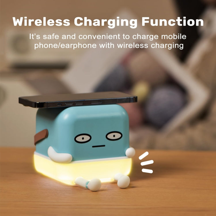 ICARER FAMILY IF-C01 Cartoon Adjustable Phone Holder Night Light With Wireless Charger(Ice Cubes)