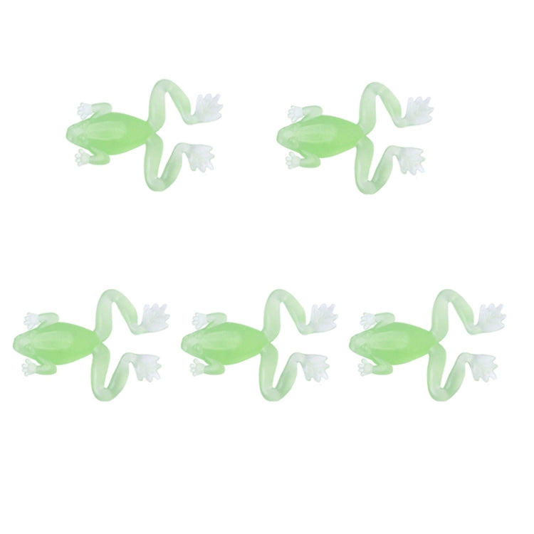 5pcs /Pack HENGJIA SO193 Thunderfrog Soft Bait Lua Fishing Dummy Lures, Size: 5.5cm 2.7g(Luminous Color)