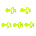 5pcs /Pack HENGJIA SO193 Thunderfrog Soft Bait Lua Fishing Dummy Lures, Size: 5.5cm 2.7g(Yellow)