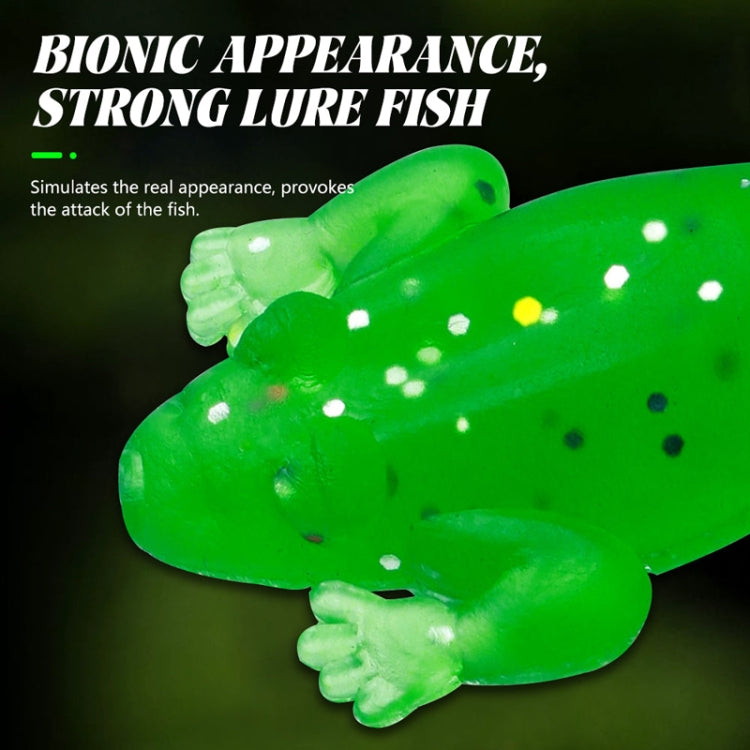 5pcs /Pack HENGJIA SO193 Thunderfrog Soft Bait Lua Fishing Dummy Lures, Size: 5.5cm 2.7g(Luminous Color)