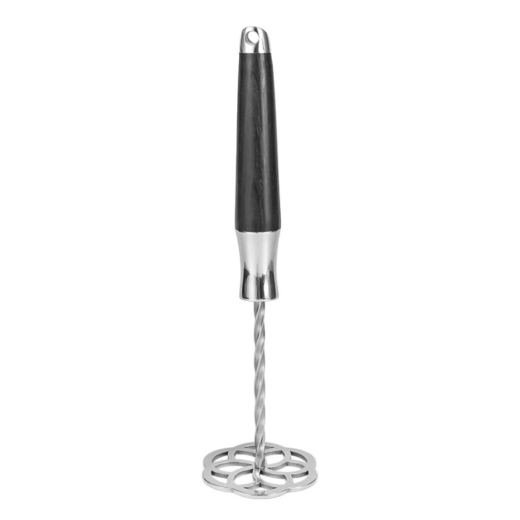 Wooden Handle 316L Stainless Steel Potato Masher Thickened Taro Mashing Gadgets