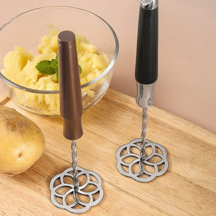 Aluminum Handle 316L Stainless Steel Potato Masher Thickened Taro Mashing Gadgets