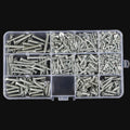 Set F 11 Types 15 Cells Screws Nuts Washers Self-Tapping Screws Set