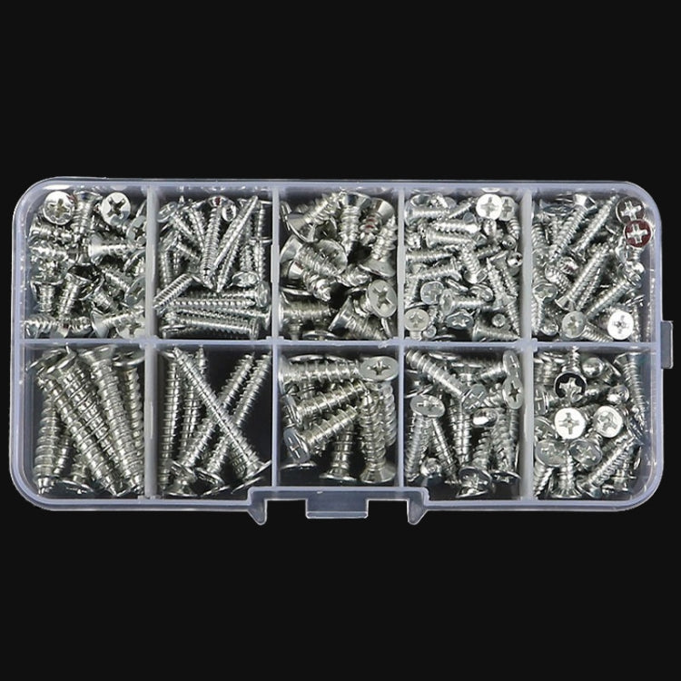Set G 10 Types 10 Cells Screws Nuts Washers Self-Tapping Screws Set