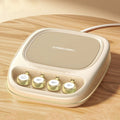ICARER FAMILY IF-ND01 Smart Thermostatic Coaster Thermal Insulation Heating Base, CN Plug(Beige)