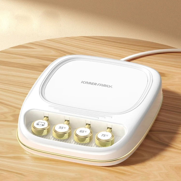 ICARER FAMILY IF-ND01 Smart Thermostatic Coaster Thermal Insulation Heating Base, CN Plug(White)