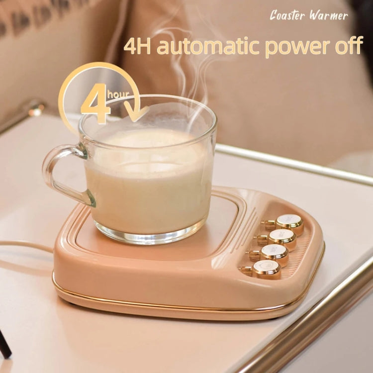 ICARER FAMILY IF-ND01 Smart Thermostatic Coaster Thermal Insulation Heating Base, CN Plug(White)