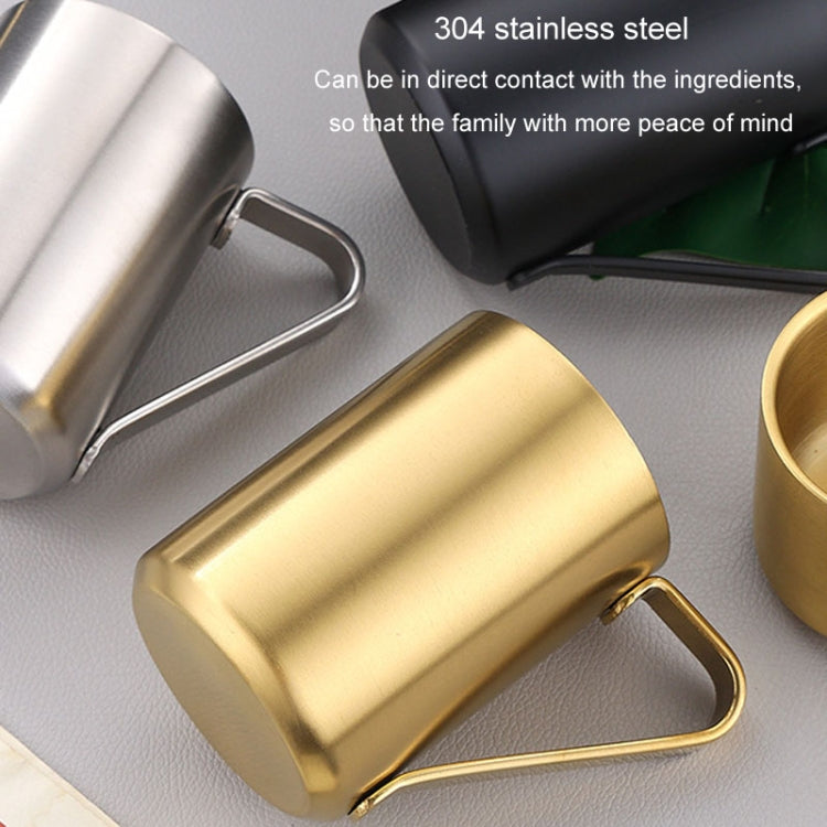 280ml 304 Stainless Steel Double Layer Insulated Mug Children Drop-proof Water Cup Coffee Mug(Gold)