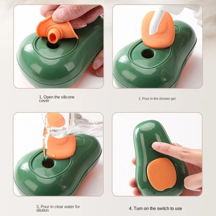 Pet Spray Steamy Brush Cat Dog Grooming Massage Comb(Avocado White)