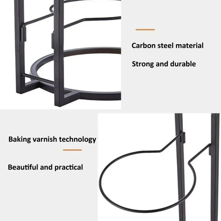 5 Layers Basketball Storage Rack Volleyball Stand Holder(White)