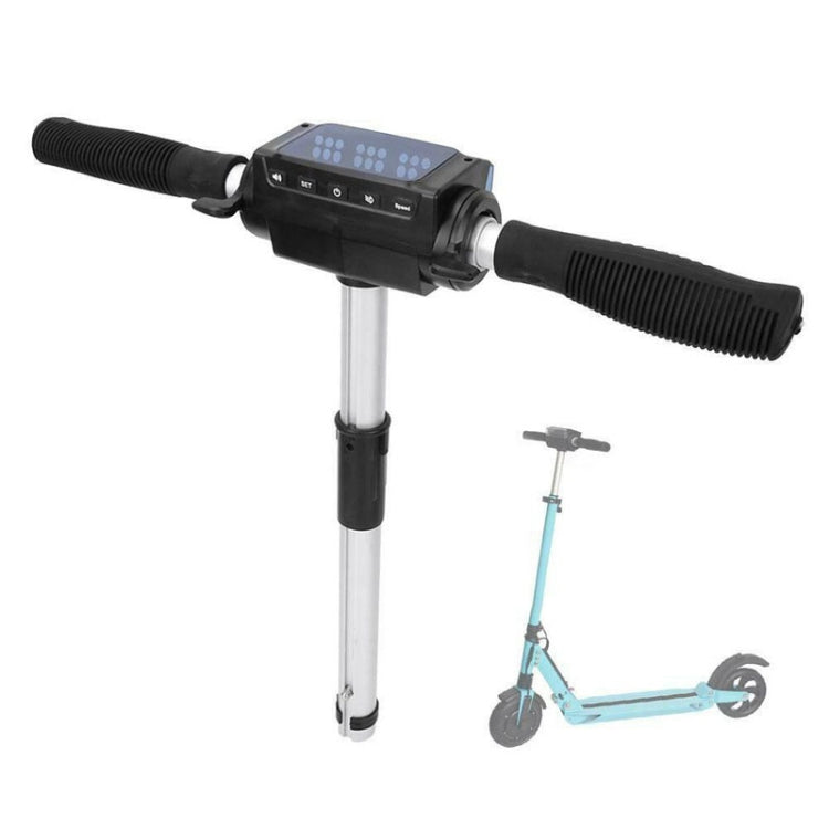 For KUGOO S1/S2/S3 8 inch Scooter Accessory Folding Kick Scooter Handlebar Handle Grip Set(Black)