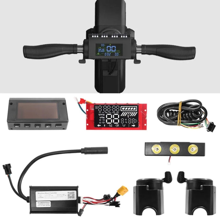 8 inch Electrical Scooter Master Digital Controller Display Panel Kit for Kugoo S1 / S2 / S3 / ETWOW(Black)
