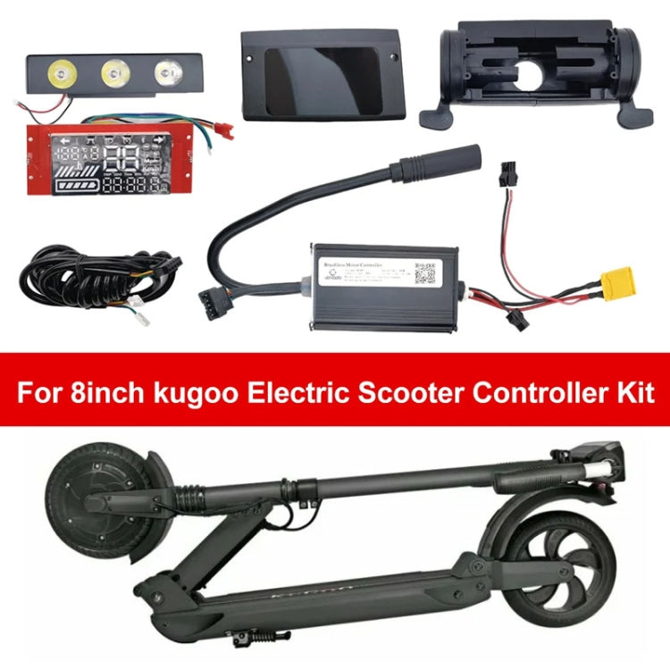 8 inch Electrical Scooter Master Digital Controller Display Panel Kit for Kugoo S1 / S2 / S3 / ETWOW(Black)
