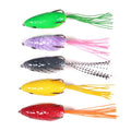 5colors /Set HENGJIA FO035 Lua Snake Skin Thunder Brogue Dummy Bait Blackfish Fishing Bait, Size: 6cm 10g