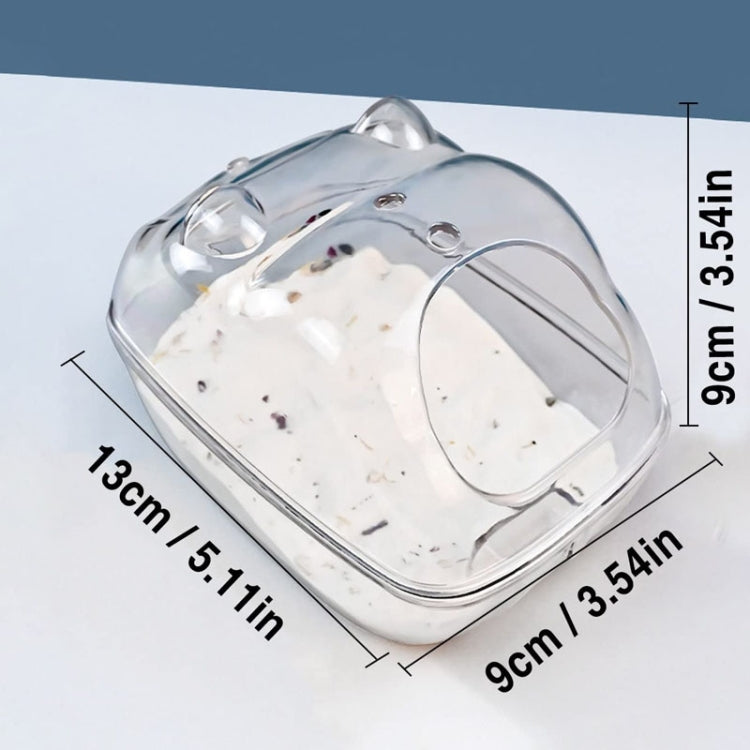 Hamster Bathroom Toilet Dual Purpose Nest Splash-proof Small Animals Golden Bear Bathtub, Specification: Small