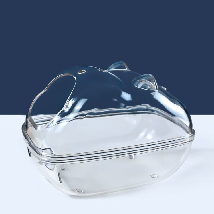 Hamster Bathroom Toilet Dual Purpose Nest Splash-proof Small Animals Golden Bear Bathtub, Specification: Medium