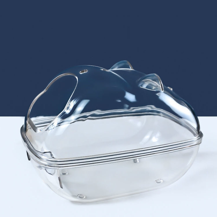 Hamster Bathroom Toilet Dual Purpose Nest Splash-proof Small Animals Golden Bear Bathtub, Specification: Large