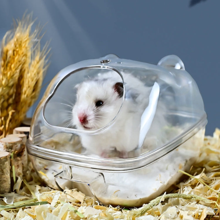 Hamster Bathroom Toilet Dual Purpose Nest Splash-proof Small Animals Golden Bear Bathtub, Specification: Small