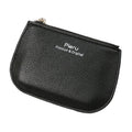 Leisure Ultra-thin Ladies Coin Purse Zippered Mini Wallet(Black)