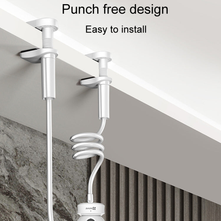 Punch-Free Surveillance Camera Mounting Bracket Cabinet Ceiling Rack, Model: Black 110cm