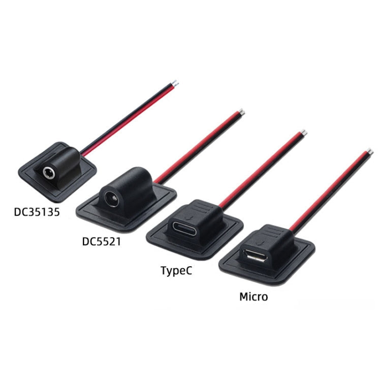 DC5521 Sewing Wire Charging Thermal Products Busbar Cord Protective Equipment Heating Power Cord