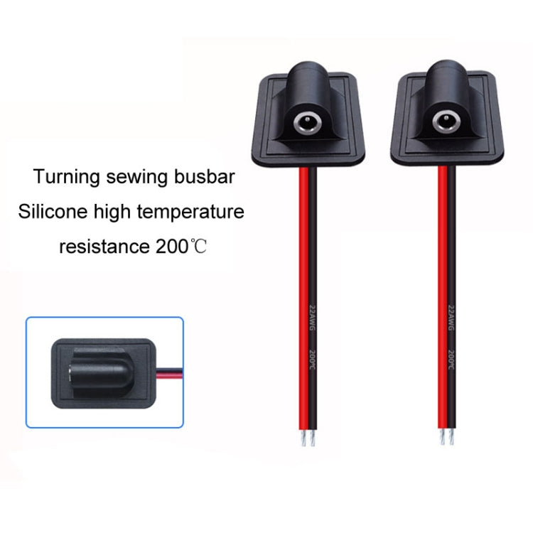 DC5521 Sewing Wire Charging Thermal Products Busbar Cord Protective Equipment Heating Power Cord