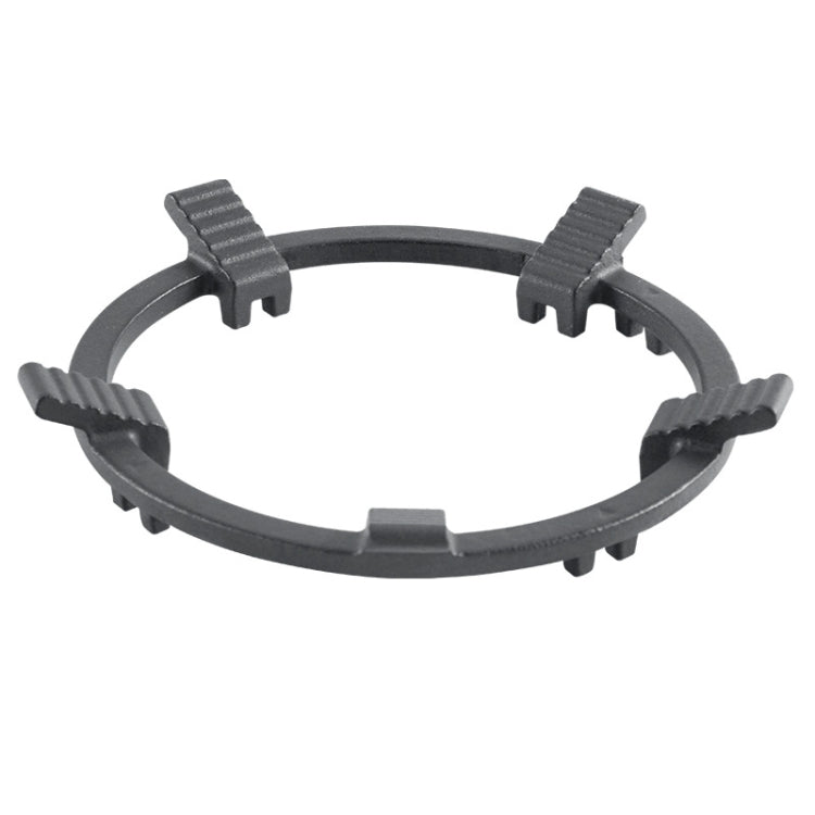 Gas Stove Anti-Slip Rack Cast Iron Anti-Slip Wok Support Ring(Black)
