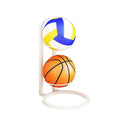 Basketball Storage Rack Volleyball Stand Holder, Spec: 2 Layers White