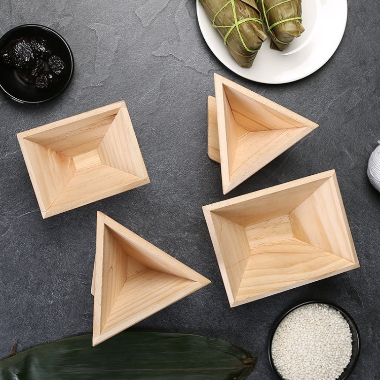 Small Four Corner Pack Rice Dumpling Mould Household Handmade Rice Dumpling Tool Wooden Rice Dumpling Model