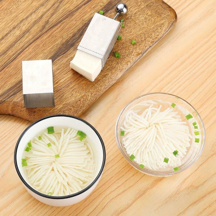 Chrysanthemum Shredded Tofu Knife Mold 304 Stainless Steel Tofu Knife Kitchen Tools(Chrysanthemum Tofu Knife)