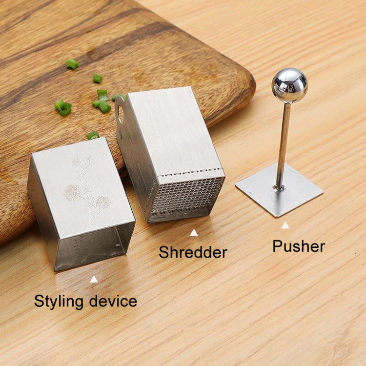 Chrysanthemum Shredded Tofu Knife Mold 304 Stainless Steel Tofu Knife Kitchen Tools(Chrysanthemum Tofu Knife)