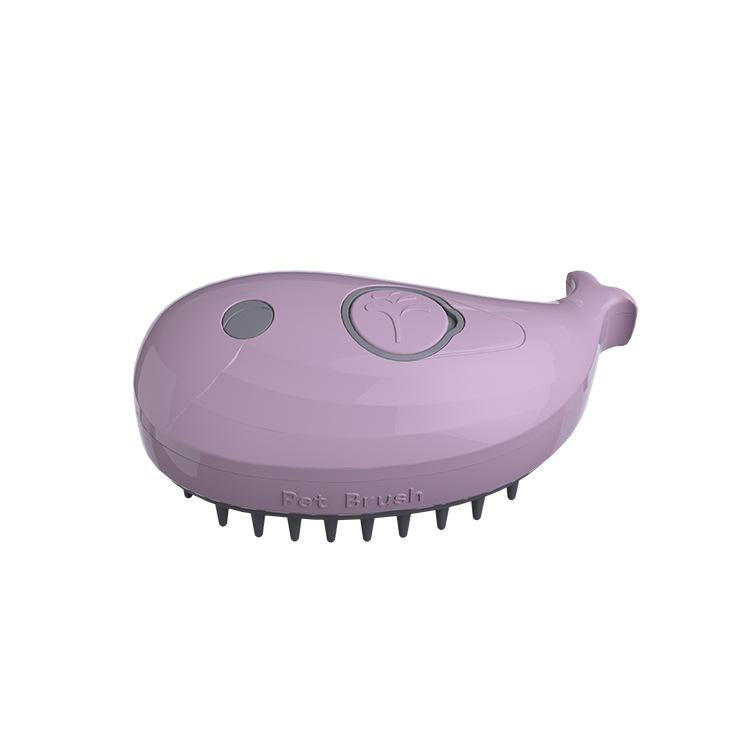 Pet Spray Steamy Brush Cat Dog Grooming Massage Comb(Whale Pink)