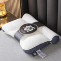 Cervical  Repair Traction Contour Pillow Help Relieve Neck and Shoulder Pain, Size: 800g High(Deep Gray)