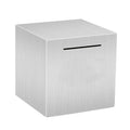 12x12x12cm Stainless Steel Money Box Only In, No Export Adult Children Savings Box