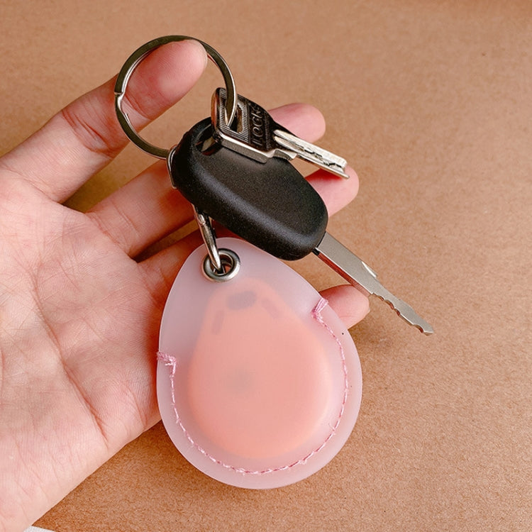 Access Control Elevator Card Holder Proximity Card Protector Keychain With Pull Ring, Style: Water Drop White