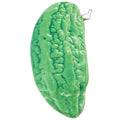 3D Simulation Ingredients Vegetable Plush Pencil Pouch Large Pen Case Student Stationery, Style: Bitter Melon