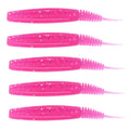 5pcs /Pack HENGJIA SO109 Spaghetti Worm Soft Bait Spiral Fishing Dummy Lures, Size: 10cm 7g(Color 3)