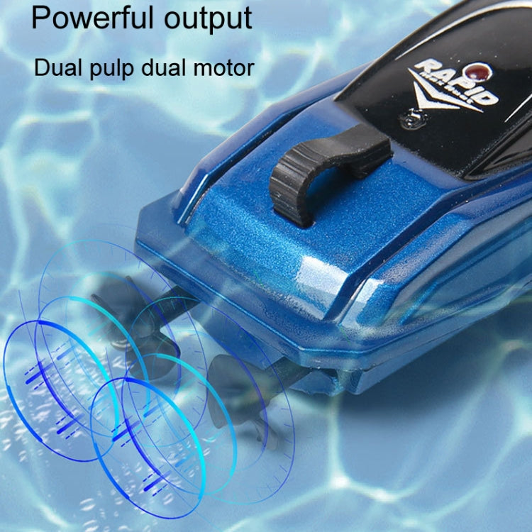 Children 2.4G Mini Remote Control Boat Summer Water Play Electrical Submarine Boys Toys(Red)