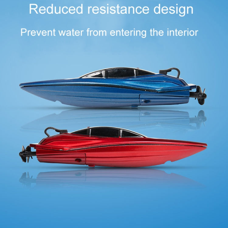 Children 2.4G Mini Remote Control Boat Summer Water Play Electrical Submarine Boys Toys(Red)