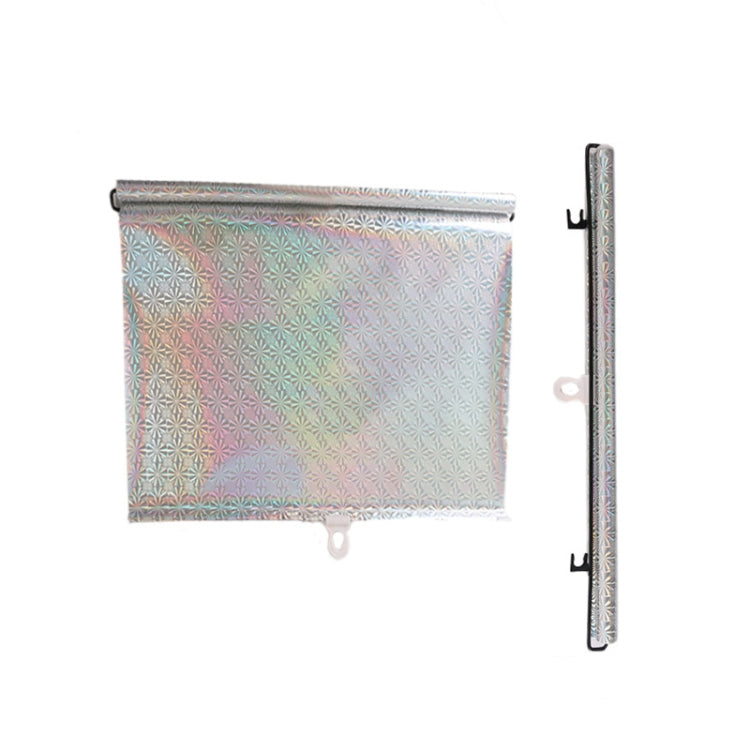 Electric Bike Telescopic Sunshade Rain Shield Motorcycle Rain Cover, Size: 50 x 125cm Silver
