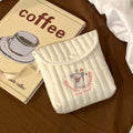 Embroidered Cartoon Cute Sanitary Napkin Mini Storage Bag, Color: Rabbit Bow