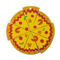 Silicone Insulated Table Placemat Pizza Shaped Bowl Mat PVC Coasters, Size: Medium
