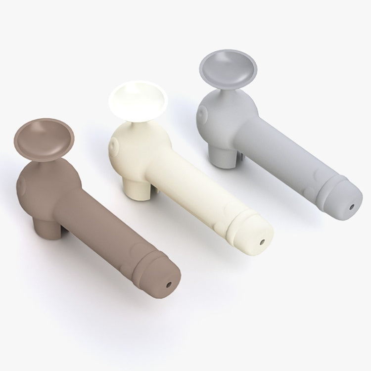 Suction Cup Silicone Door Handle Protective Cover Anti-collision Door Cushion(Brown)